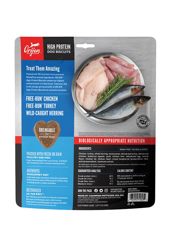 High protein dog biscuits online